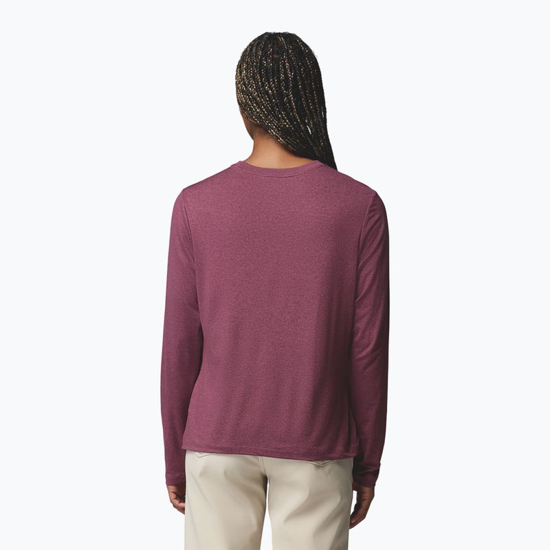 Női hosszú ujjú póló Columbia Parsons Point LS Graphic Tee antique mauve heather/all terrain 3