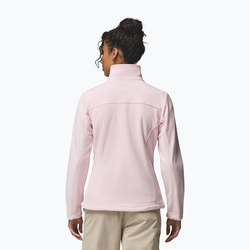 Női polár pulóver Columbia Fast Trek II powder pink 3