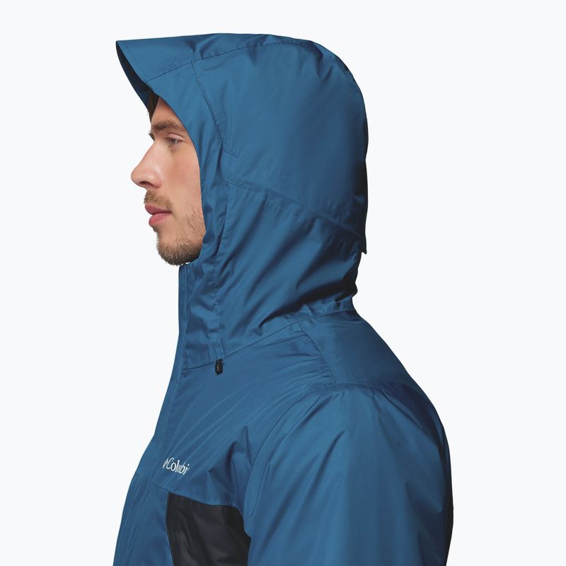 Férfi esőkabát Columbia Inner Limits Interchange phoenix blue/black 11