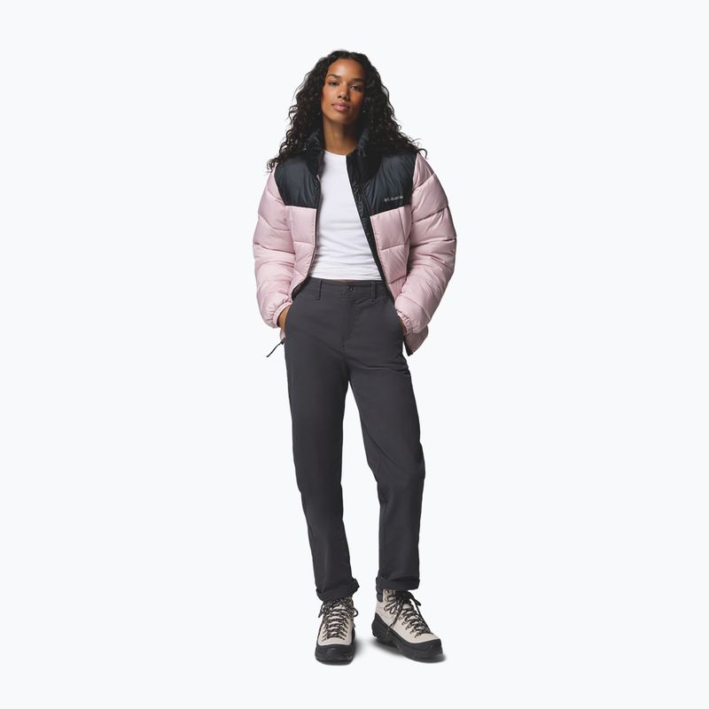Női bélelt kabát Columbia Puffect III Full Zip mineral pink/black 2