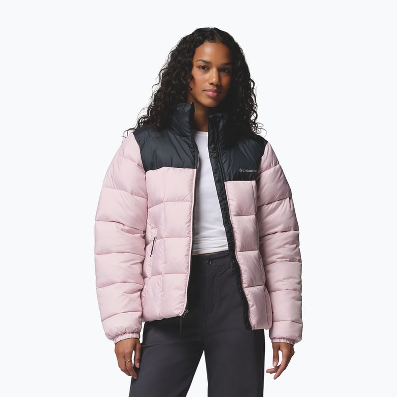 Női bélelt kabát Columbia Puffect III Full Zip mineral pink/black 4
