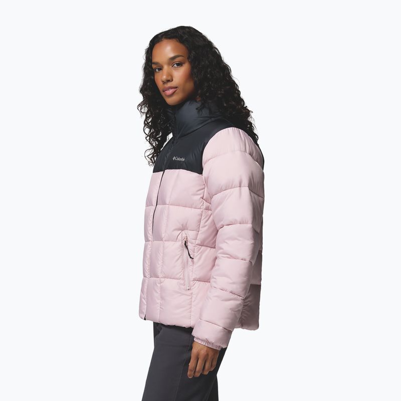 Női bélelt kabát Columbia Puffect III Full Zip mineral pink/black 5