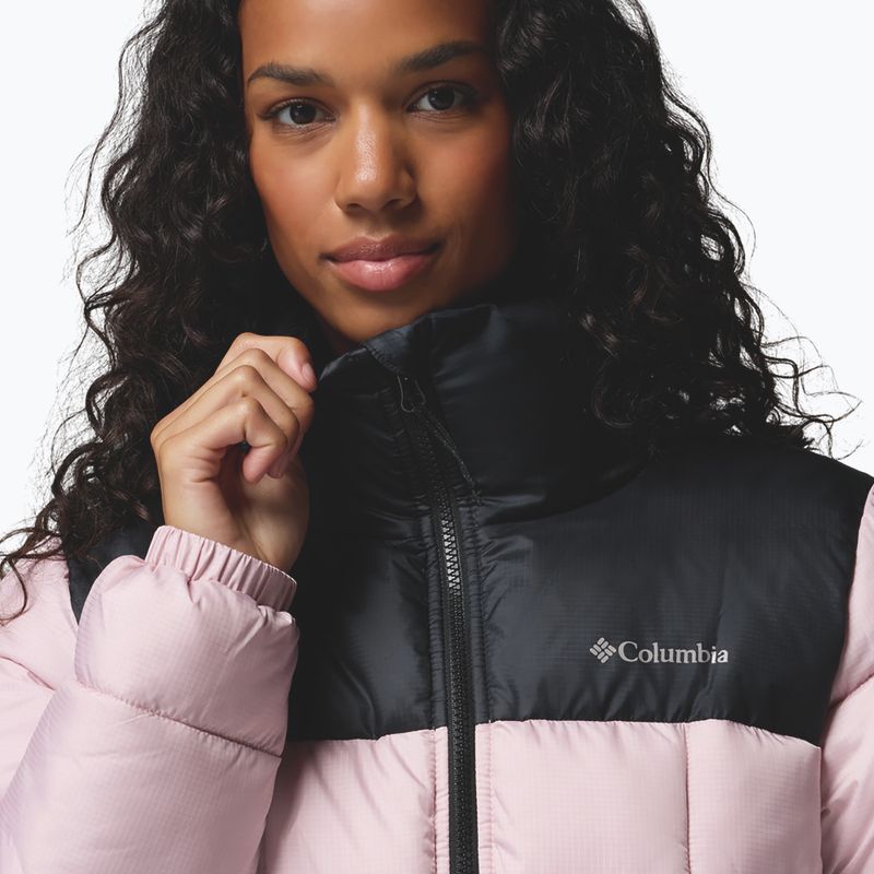 Női bélelt kabát Columbia Puffect III Full Zip mineral pink/black 6
