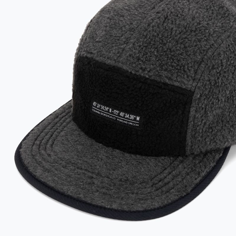 Ellenzős sapka Columbia Creek Side Thermal 5 Panel charcoal heather fleece/black ripstop 3