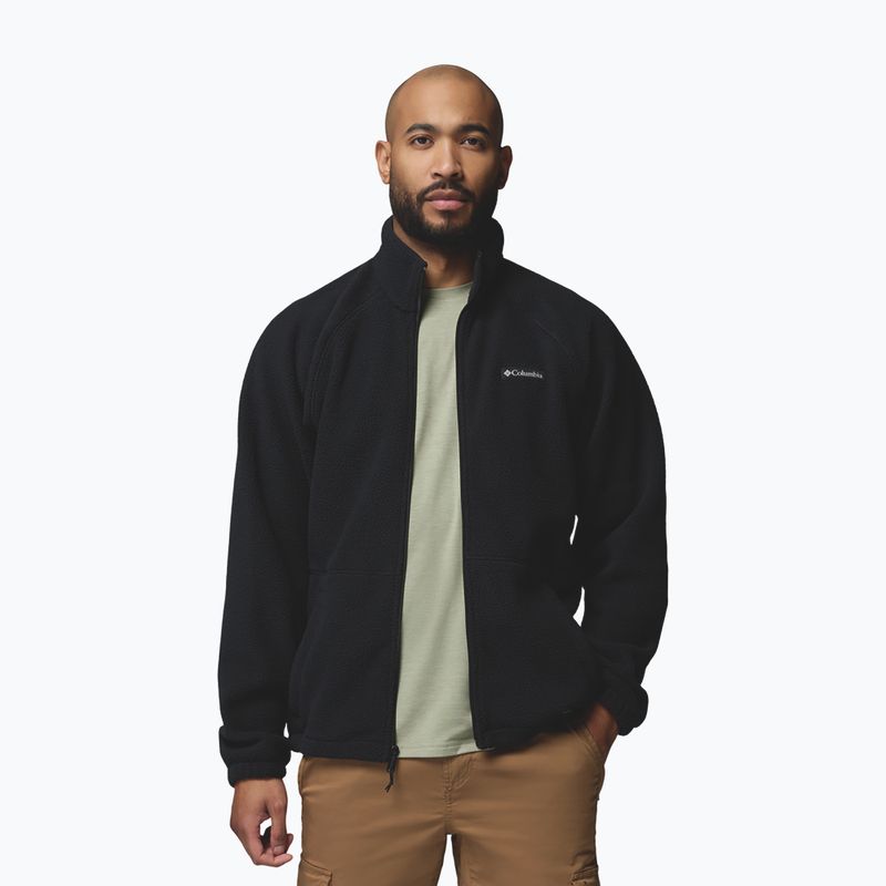 Férfi polár pulóver Columbia Timber Crest MTR Fleece Full Zip black 4
