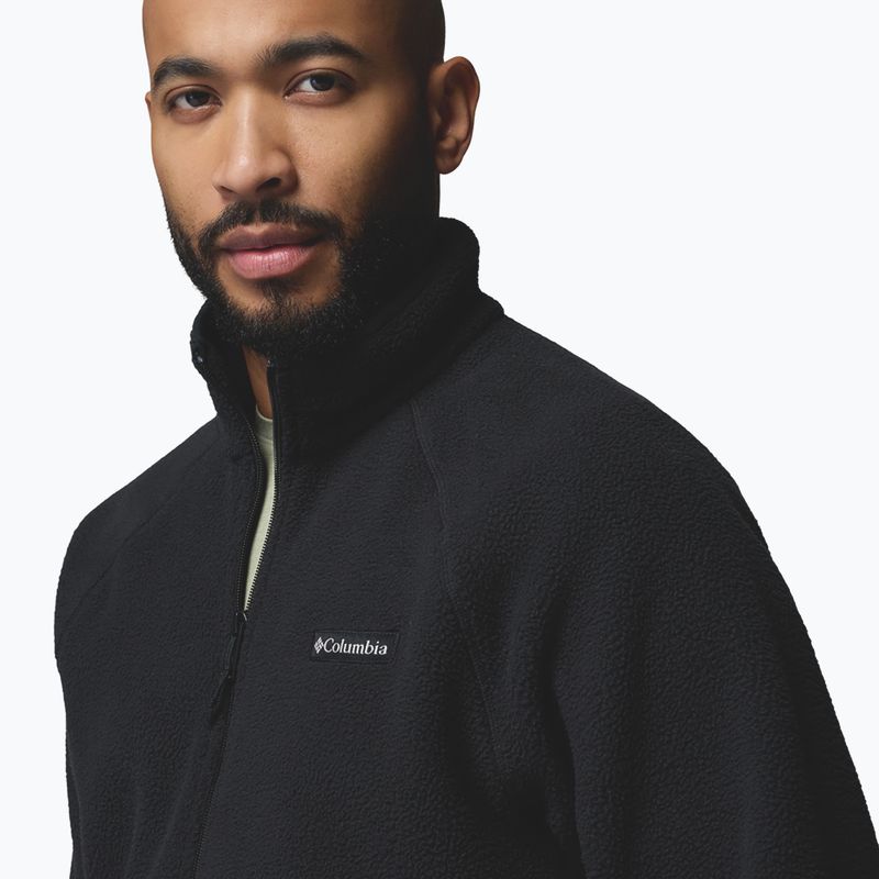 Férfi polár pulóver Columbia Timber Crest MTR Fleece Full Zip black 7