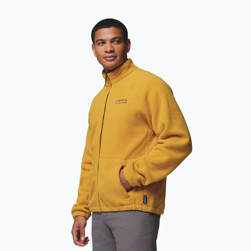 Férfi polár pulóver Columbia Timber Crest MTR Fleece Full Zip squash 5
