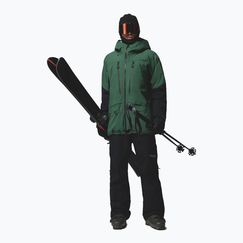 Férfi síkabát Columbia Platinum Peak Insulated rain forest/black 2