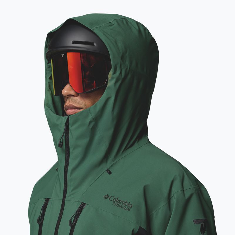 Férfi síkabát Columbia Platinum Peak Insulated rain forest/black 8