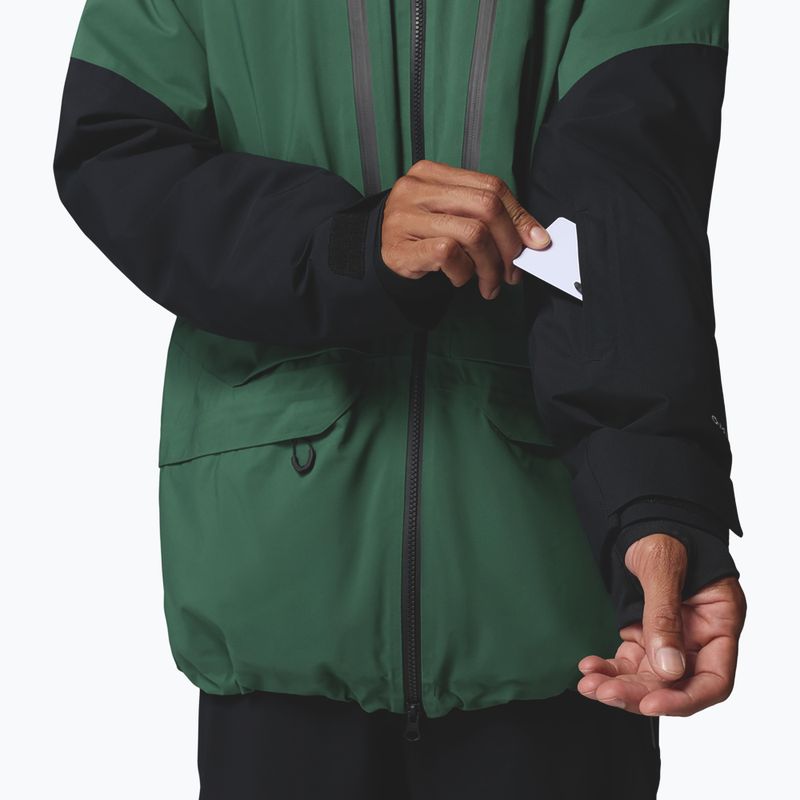 Férfi síkabát Columbia Platinum Peak Insulated rain forest/black 10