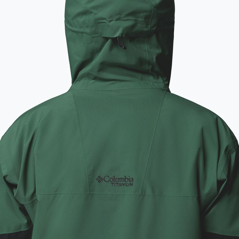 Férfi síkabát Columbia Platinum Peak Insulated rain forest/black 12
