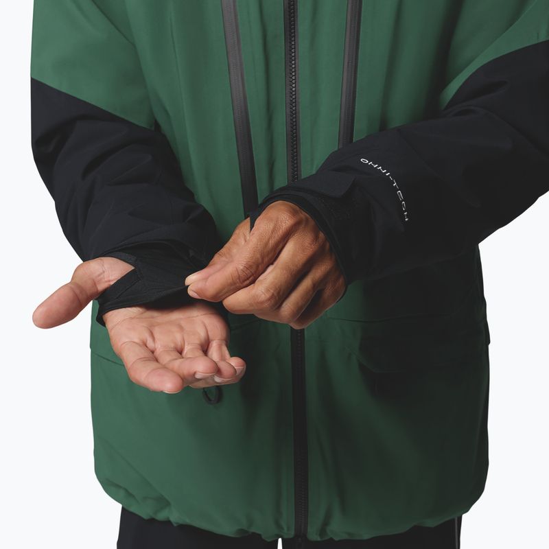 Férfi síkabát Columbia Platinum Peak Insulated rain forest/black 5