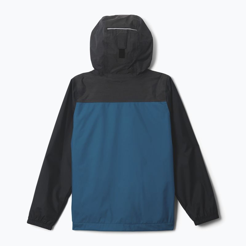 Gyermek esőkabát Columbia Rainy Trails III Fleece Lined phoenix blue/black 2