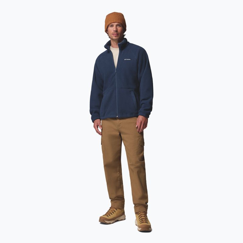 Férfi polár pulóver Columbia Timber Crest MTR Fleece Full Zip collegiate navy 2
