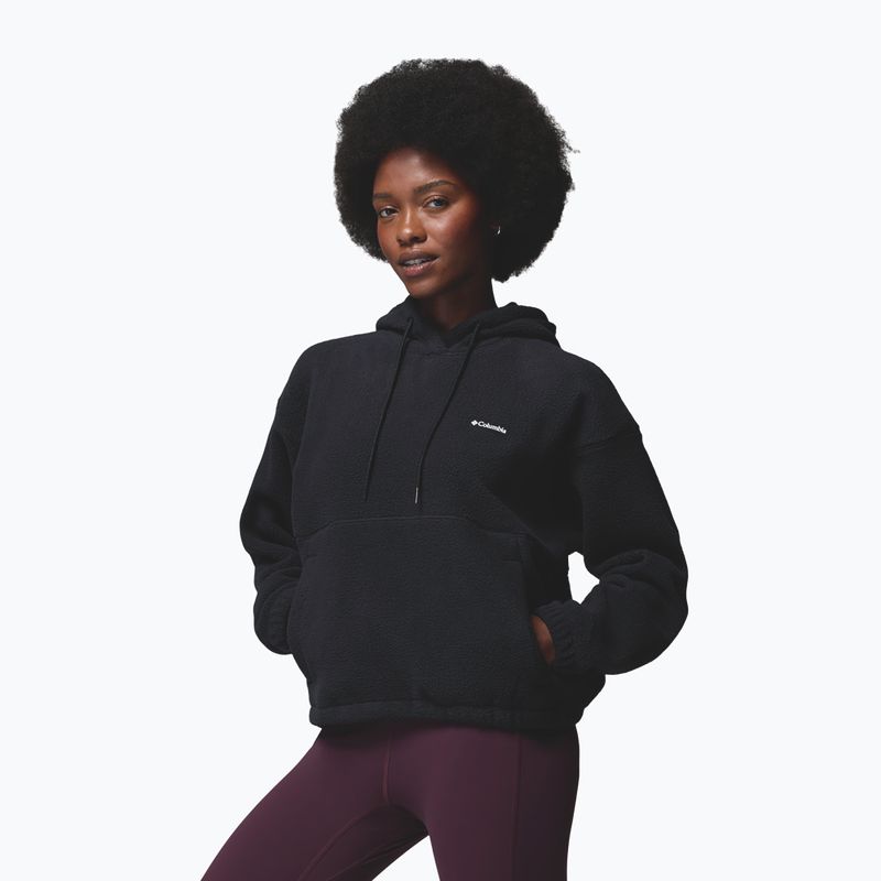 Női polár pulóver Columbia Timber Meadow MTR Fleece Hoodie black 4