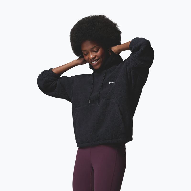 Női polár pulóver Columbia Timber Meadow MTR Fleece Hoodie black 5