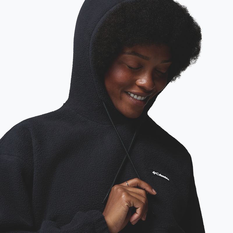 Női polár pulóver Columbia Timber Meadow MTR Fleece Hoodie black 6