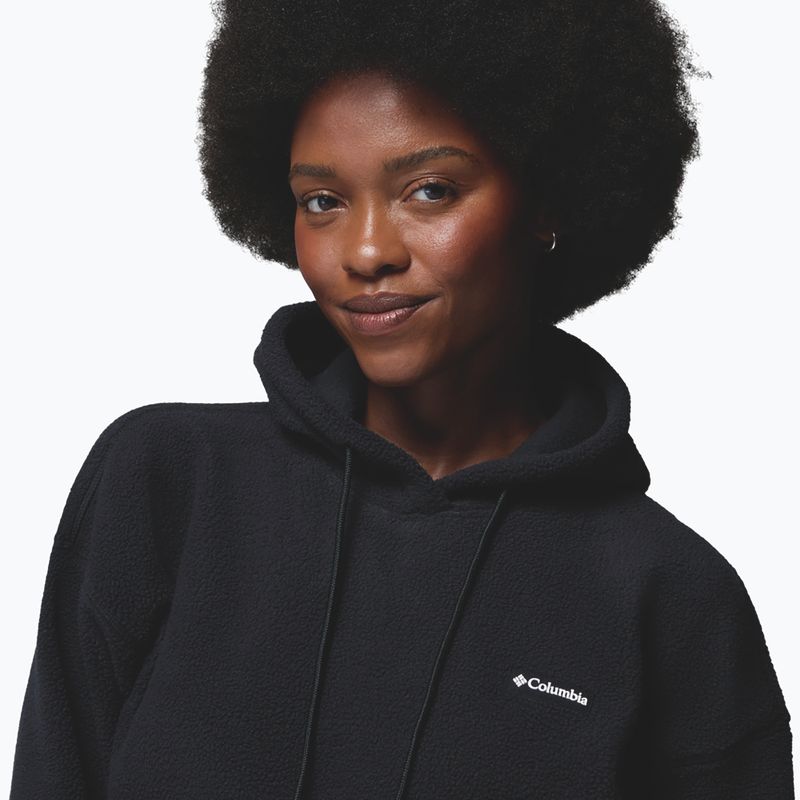 Női polár pulóver Columbia Timber Meadow MTR Fleece Hoodie black 7