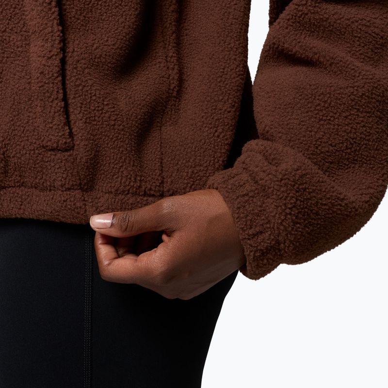 Női polár pulóver Columbia Timber Meadow MTR Fleece Hoodie tobacco 7