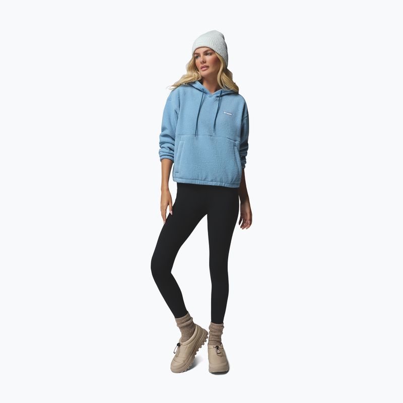 Női polár pulóver Columbia Timber Meadow MTR Fleece Hoodie rainy day 2
