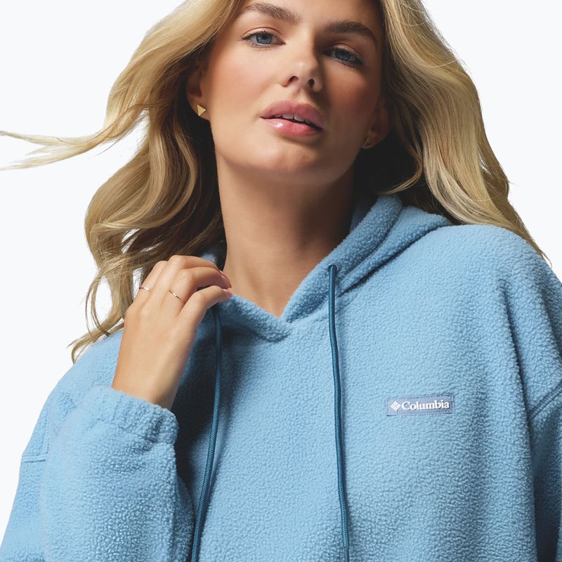 Női polár pulóver Columbia Timber Meadow MTR Fleece Hoodie rainy day 6