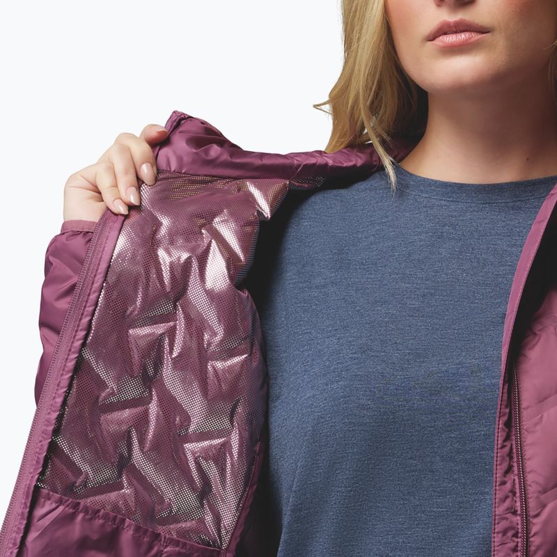 Női pehelykabát Columbia Delta Ridge II Long Down antique mauve 8