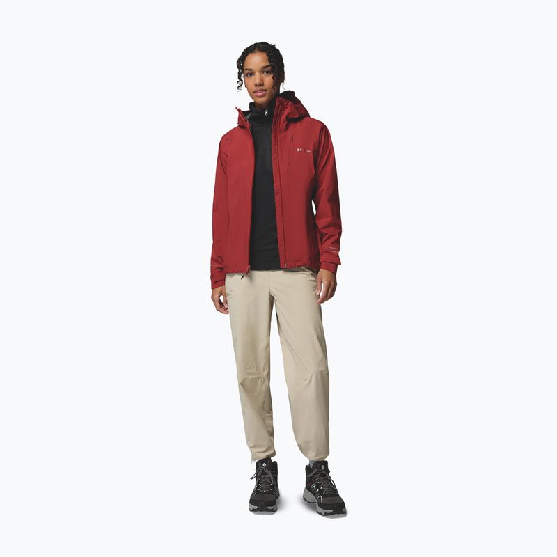 Női softshell dzseki Columbia Trailborne 2.5L Shell red oxide 2