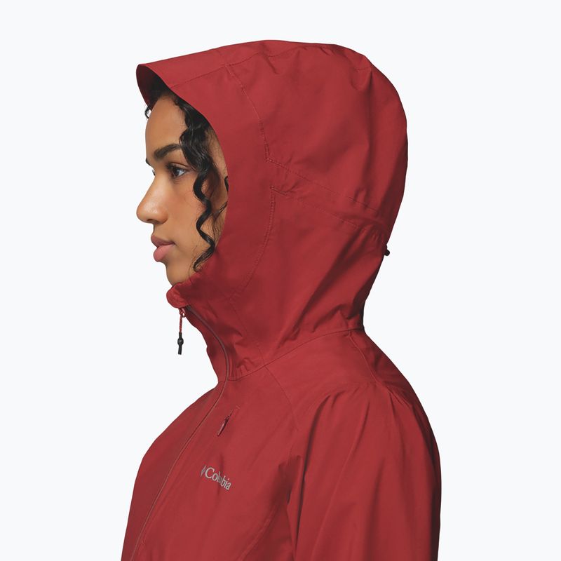 Női softshell dzseki Columbia Trailborne 2.5L Shell red oxide 9