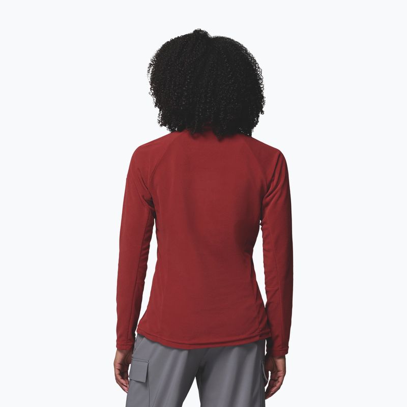 Női polár pulóver Columbia Glacial IV 1/2 Zip Red Oxide 3