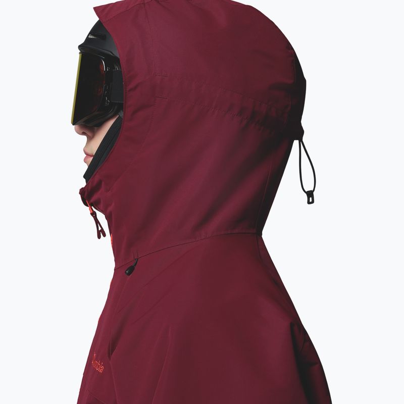 Férfi snowboarddzseki Columbia Coreshot Shell Anorak red oxide/rich wine 6