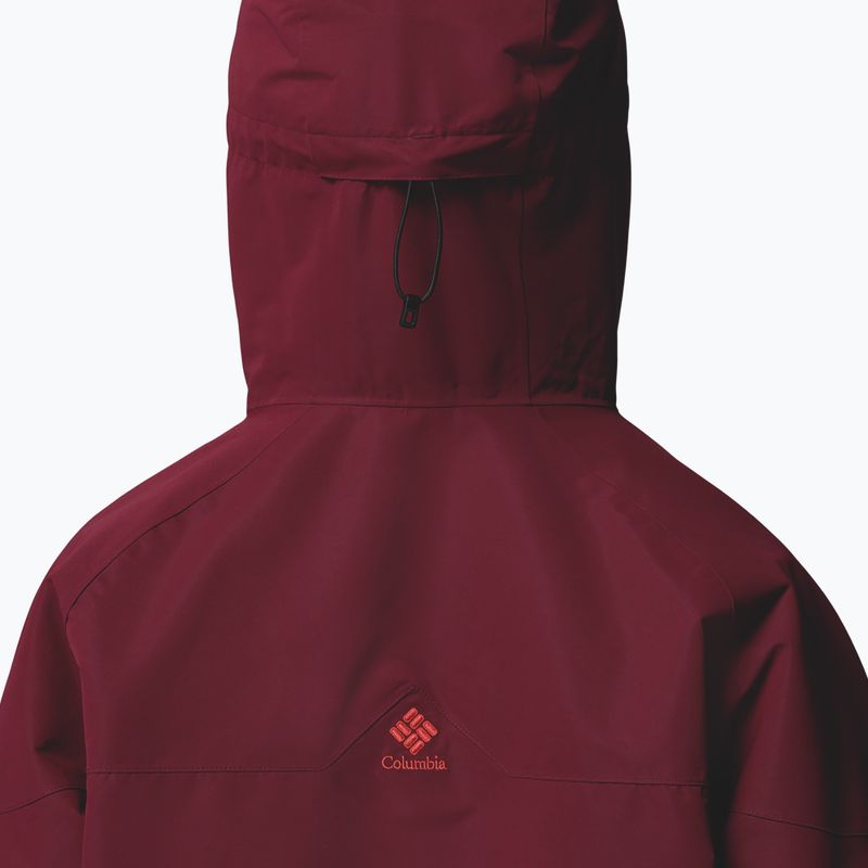 Férfi snowboarddzseki Columbia Coreshot Shell Anorak red oxide/rich wine 7