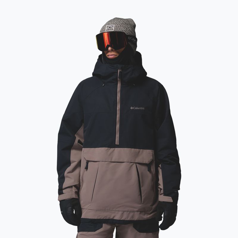 Férfi snowboarddzseki Columbia Coreshot Shell Anorak iron/black