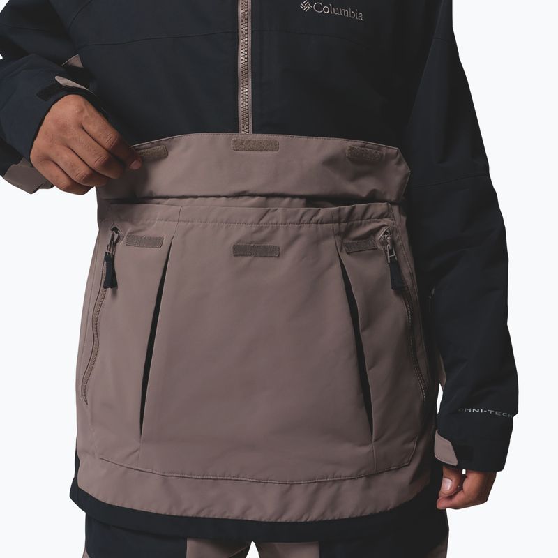 Férfi snowboarddzseki Columbia Coreshot Shell Anorak iron/black 7