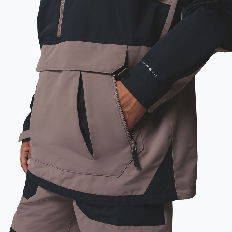 Férfi snowboarddzseki Columbia Coreshot Shell Anorak iron/black 8