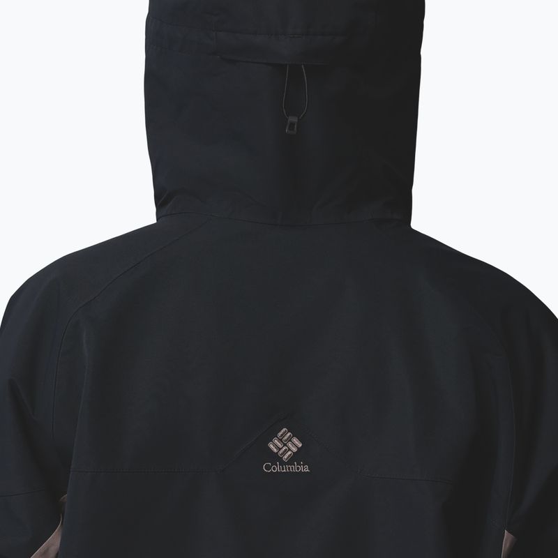Férfi snowboarddzseki Columbia Coreshot Shell Anorak iron/black 12