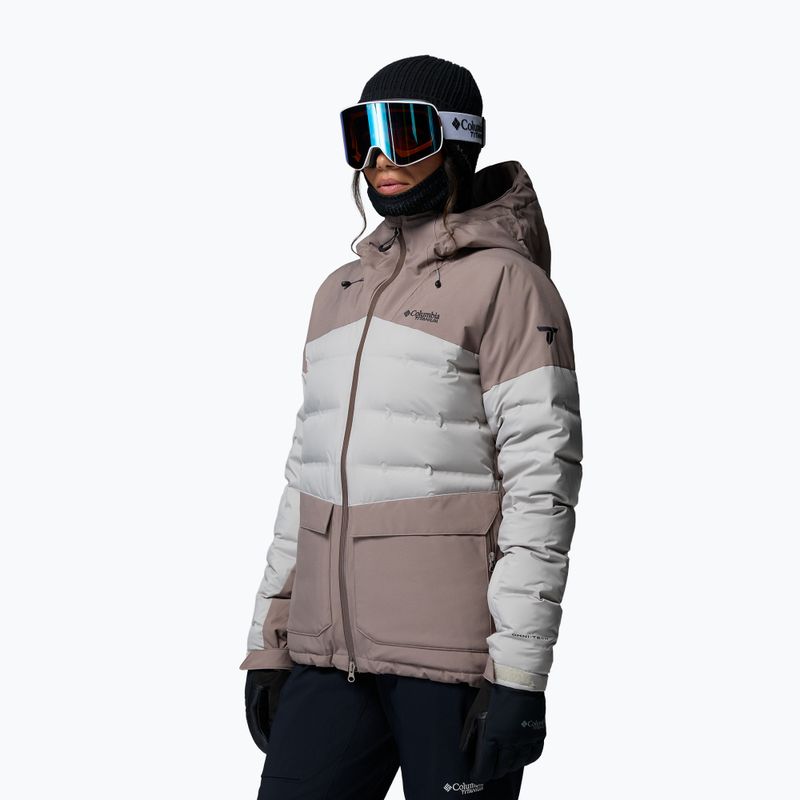 Női síkabát Columbia Glacier Ridge Down iron/flint grey 5