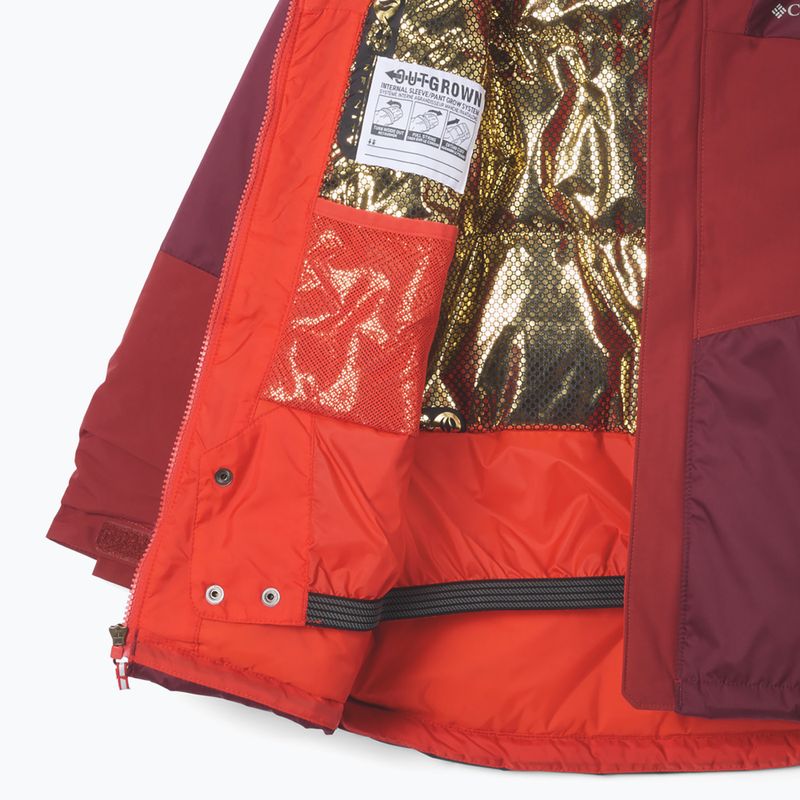 Gyerek síkabát Columbia Mighty Mogul III Rich Wine/Red Oxide 3