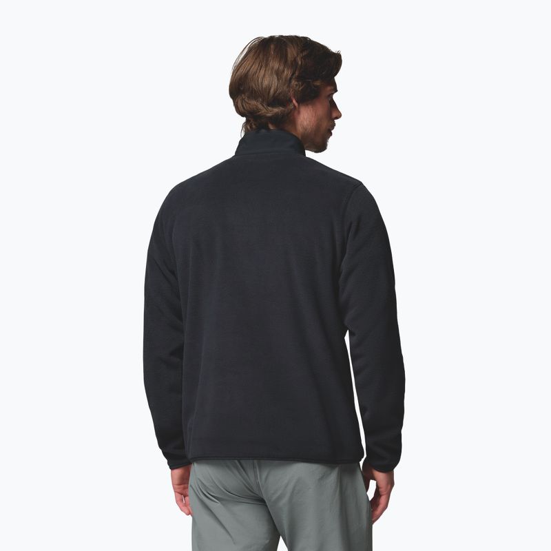 Férfi polár pulóver Columbia Pacific Arch 200 1/2 Zip Fleece Black 3