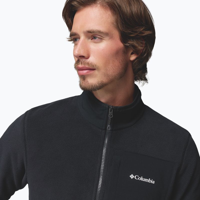 Férfi polár pulóver Columbia Pacific Arch 200 1/2 Zip Fleece Black 5