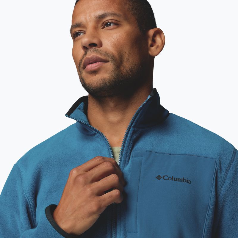 Férfi polár pulóver Columbia Pacific Arch 200 1/2 Zip Fleece Phoenix Blue 5