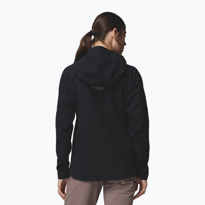 Női softshell dzseki Columbia Tennen Mountain Hooded Softshell black 3