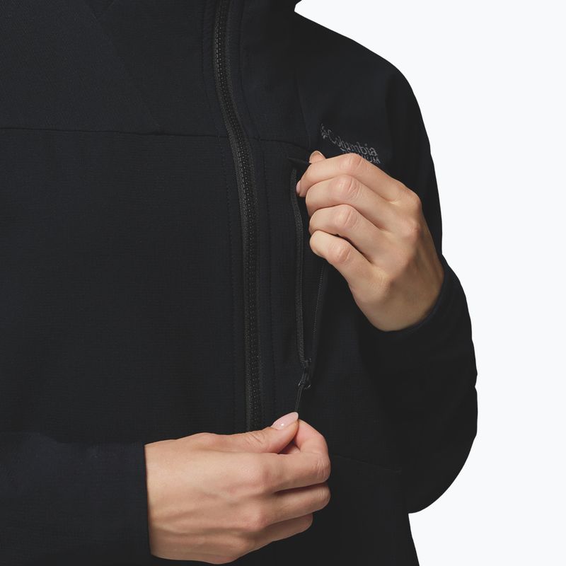 Női softshell dzseki Columbia Tennen Mountain Hooded Softshell black 8