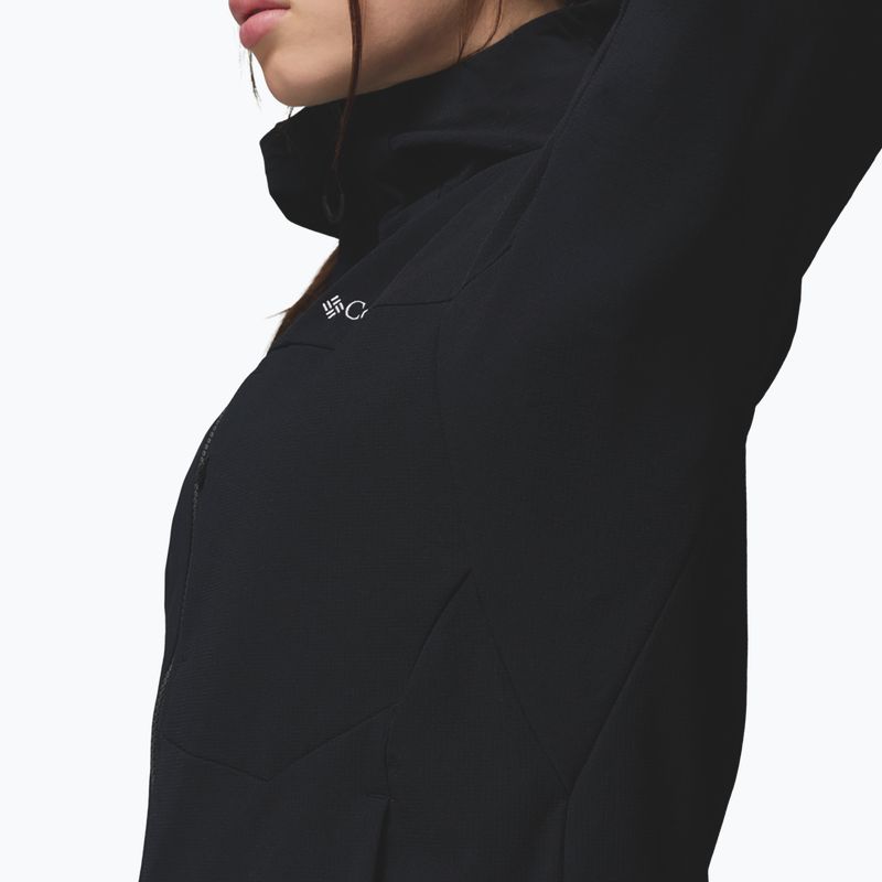 Női softshell dzseki Columbia Tennen Mountain Hooded Softshell black 9