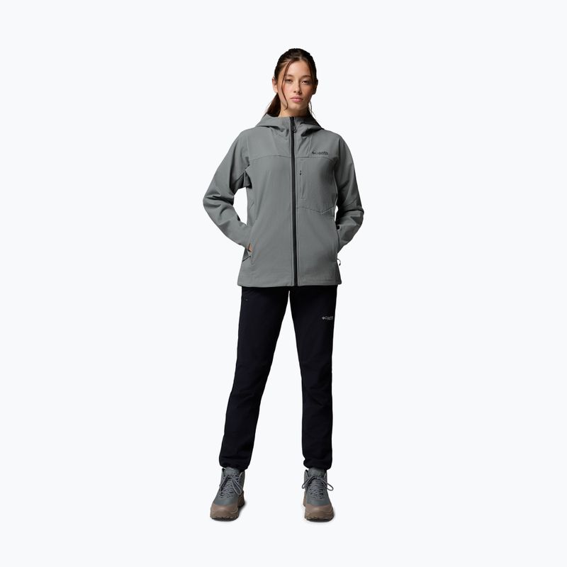 Női softshell dzseki Columbia Tennen Mountain Hooded Softshell sedona sage 2