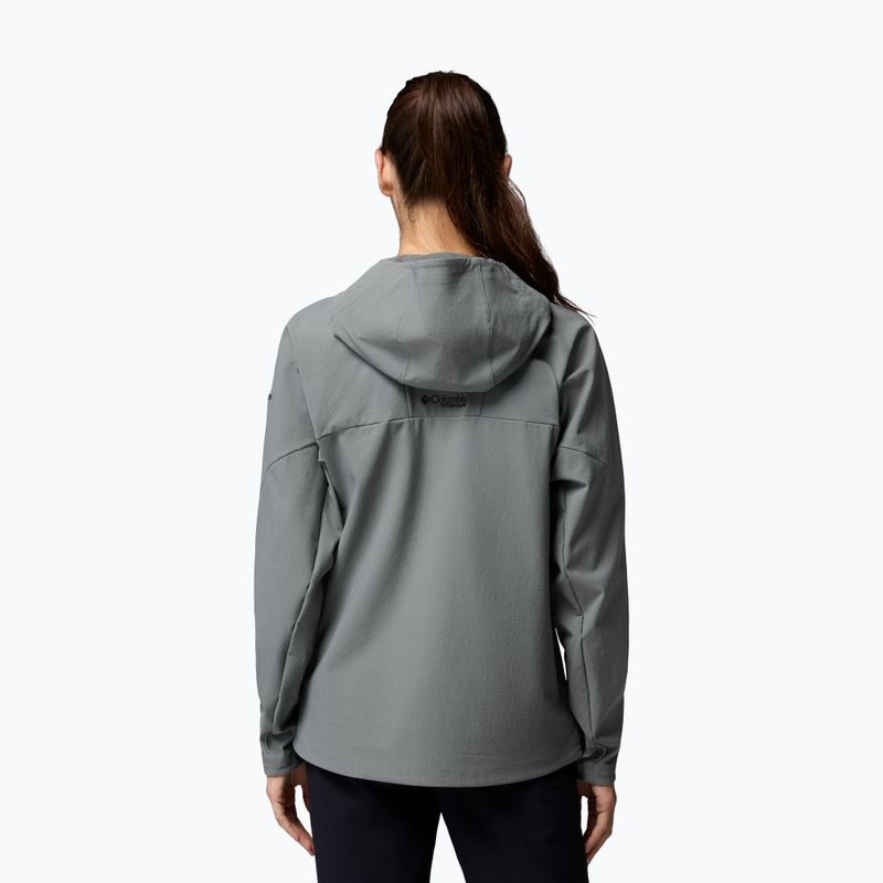 Női softshell dzseki Columbia Tennen Mountain Hooded Softshell sedona sage 3
