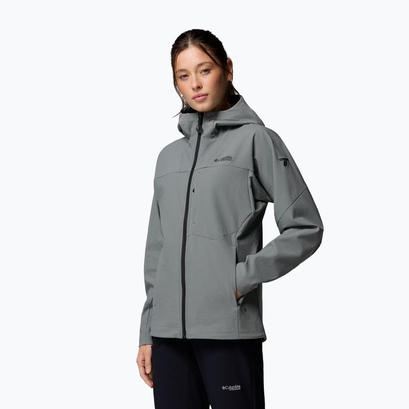 Női softshell dzseki Columbia Tennen Mountain Hooded Softshell sedona sage 4