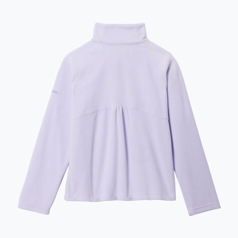 Gyerek polár pulóver Columbia Glacial Fleece Half Zip Purple Tint 2