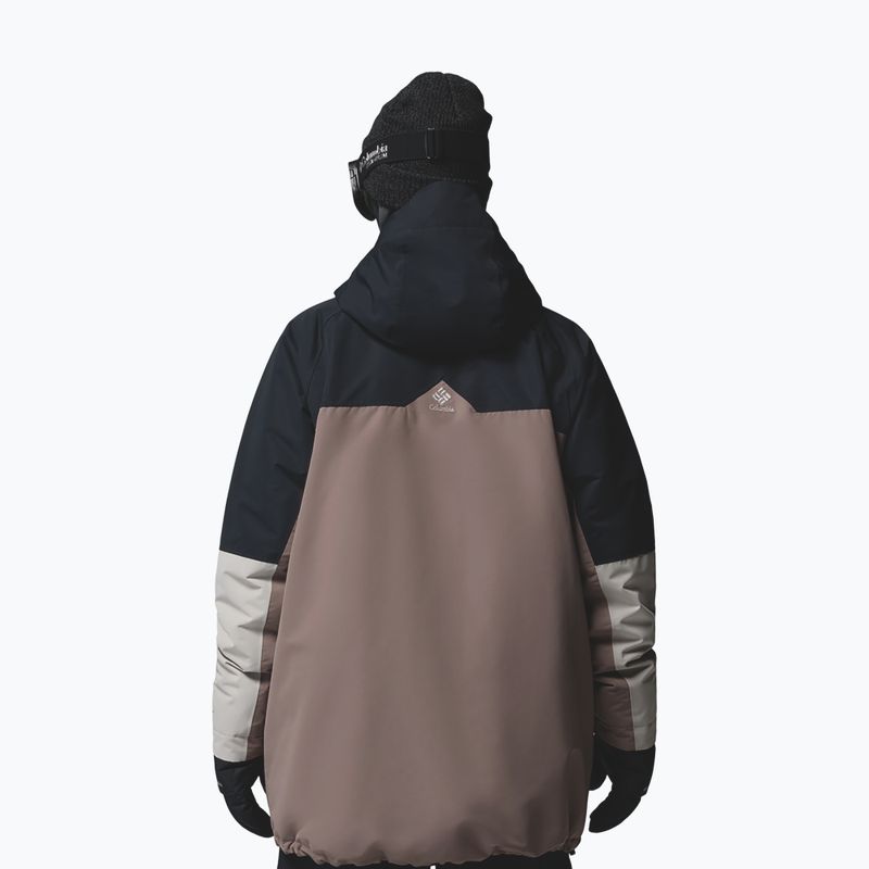 Férfi snowboarddzseki Columbia Coreshot iron/black/flint grey 3