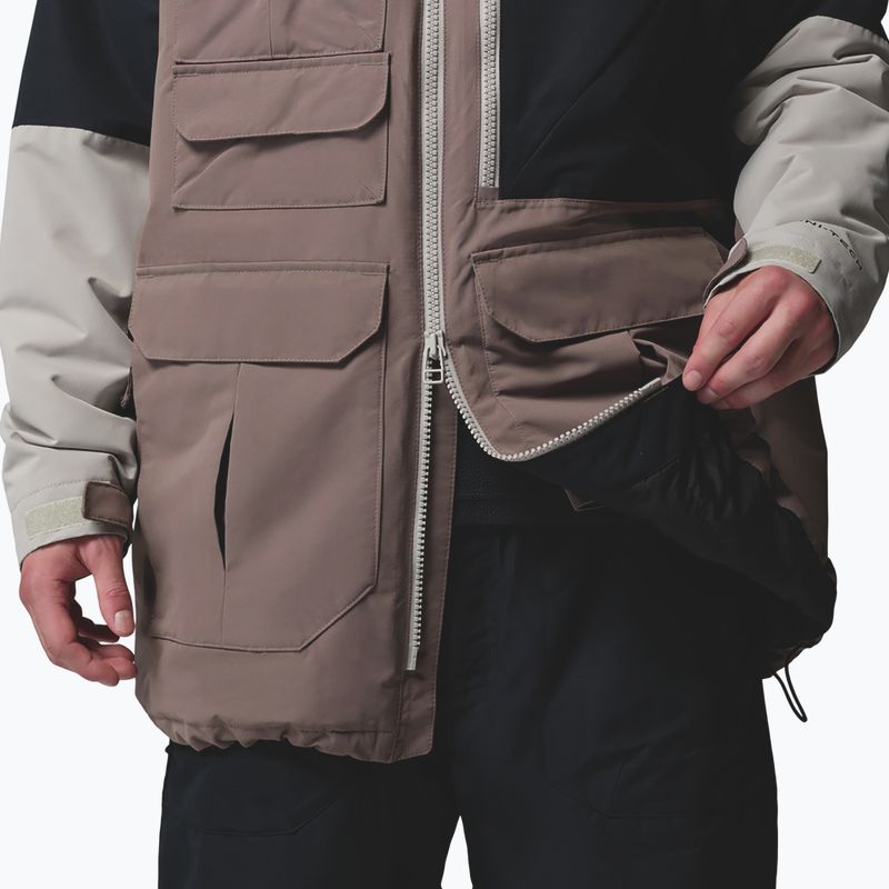 Férfi snowboarddzseki Columbia Coreshot iron/black/flint grey 9