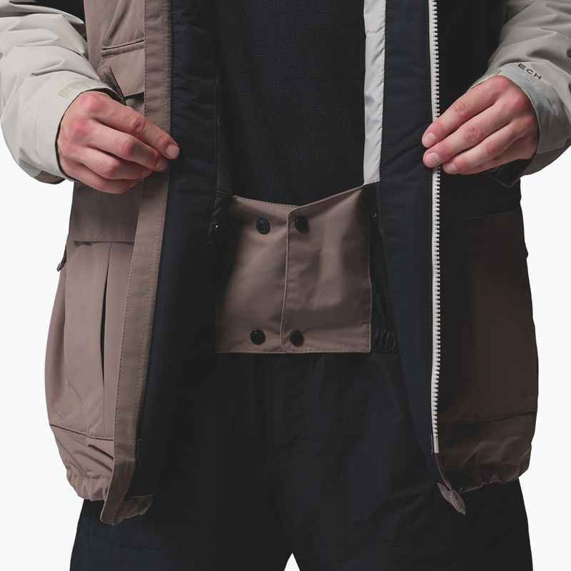 Férfi snowboarddzseki Columbia Coreshot iron/black/flint grey 10